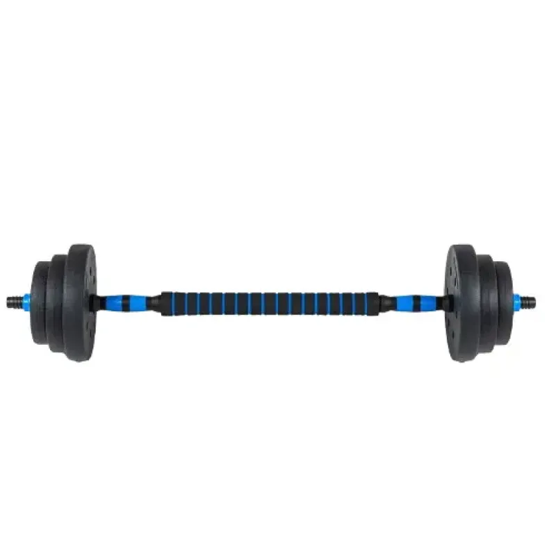 Гантелі розбірні бітумні THUNDER GYM-02 зі з'єднувачем для штанги, 2 x 10 кг