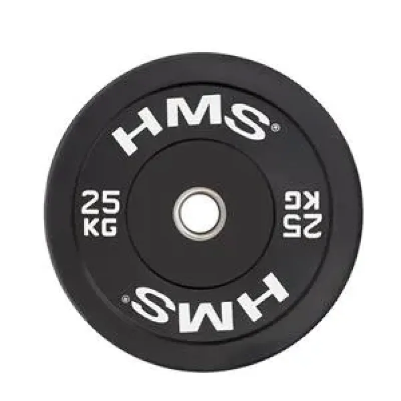 Диск олімпійський HMS BBR25 25 кг, чорний