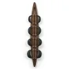 Гантелі з підставкою NOHRD Classic Walnut Leather 2-8 кг