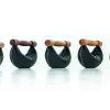 Гантелі з підставкою NOHRD Club Ash Leather 2-8 кг
