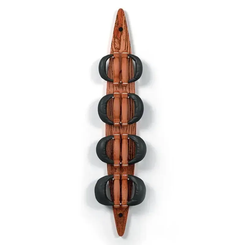 Гантелі з підставкою NOHRD Oak Leather 2-8 кг