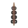Гантелі з підставкою NOHRD Oak Vintage Leather 2-8 кг