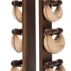 Стійка з гантелями NOHRD Classic Nature Walnut Leather 2-8 кг Стійка з гантелями NOHRD Classic Nature Walnut Leather 2-8 кг