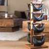 Стійка з гантелями NOHRD Classic Nature Walnut Leather 2-8 кг Стійка з гантелями NOHRD Classic Nature Walnut Leather 2-8 кг