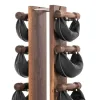 Стійка з гантелями NOHRD Classic Walnut Leather 2-8 кг Стійка з гантелями NOHRD Classic Walnut Leather 2-8 кг