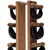 Стійка з гантелями NOHRD Oak Leather 2-8 кг Стійка з гантелями NOHRD Oak Leather 2-8 кг