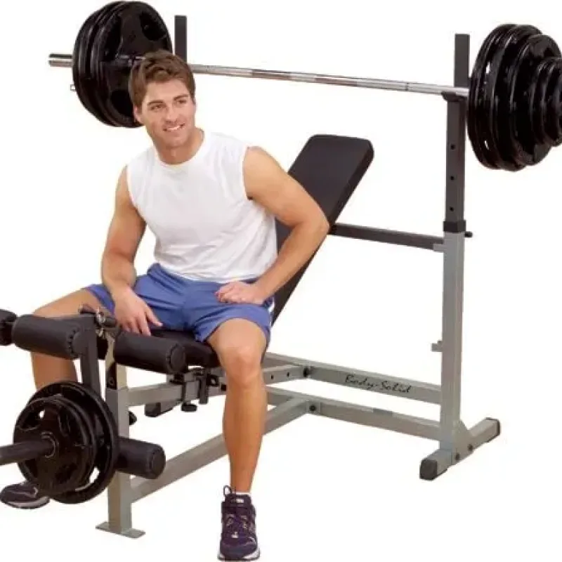 Лава Body-Solid з тренажерною стійкою GDIB46L Professional (1289)