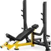 Похила лава Gymrex для штанги чорно-жовта Похила лава Gymrex для штанги чорно-жовта