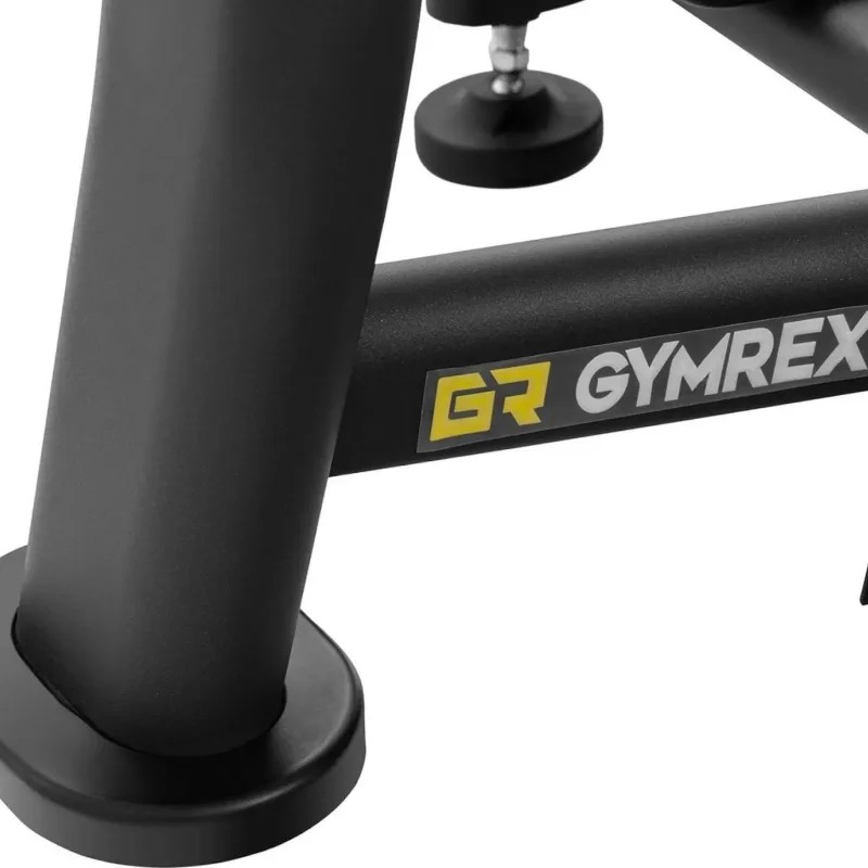 Похила лава Gymrex для штанги чорно-жовта Похила лава Gymrex для штанги чорно-жовта