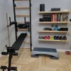 Лава BenchK Гімнастична драбина + металева штанга + бруси + чорна лава BenchK