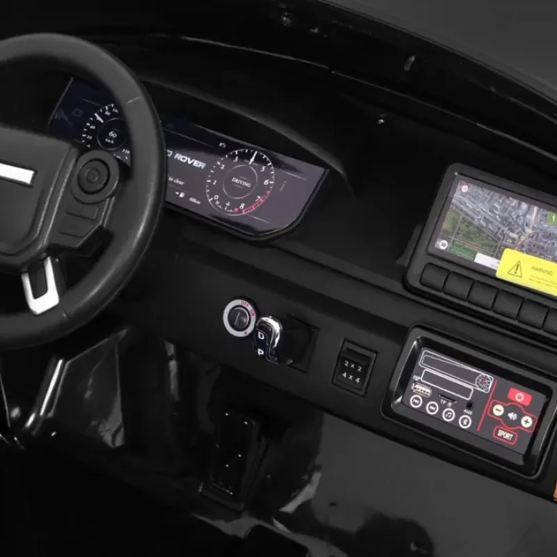 Range Rover HSE 2-місний автомобіль для дітей Black + Пульт + Аудіо панель + LED Range Rover HSE 2-місний автомобіль для дітей Black + Пульт + Аудіо панель + LED