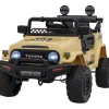 Toyota FJ Cruiser для дітей бежевий + пульт дистанційного керування + повний привід + LED аудіо + EVA + Free Start Toyota FJ Cruiser для дітей бежевий + пульт дистанційного керування + повний привід + LED аудіо + EVA + Free Start