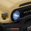 Toyota FJ Cruiser для дітей бежевий + пульт дистанційного керування + повний привід + LED аудіо + EVA + Free Start Toyota FJ Cruiser для дітей бежевий + пульт дистанційного керування + повний привід + LED аудіо + EVA + Free Start
