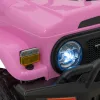 Toyota FJ Cruiser для дітей рожевий + пульт дистанційного керування + повний привід + LED аудіо + EVA + Free Start Toyota FJ Cruiser для дітей рожевий + пульт дистанційного керування + повний привід + LED аудіо + EVA + Free Start