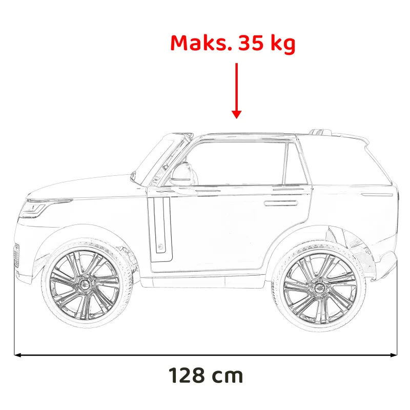 Автомобіль Range Rover SUV Lift Red Автомобіль Range Rover SUV Lift Red