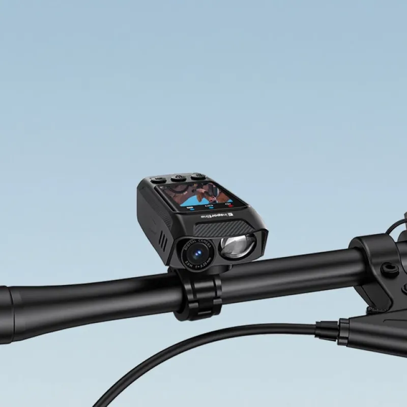 Велокамера 3в1 4K, ліхтарик, клаксон inSPORTline ActionCam Pro Велокамера 3в1 4K, ліхтарик, клаксон inSPORTline ActionCam Pro
