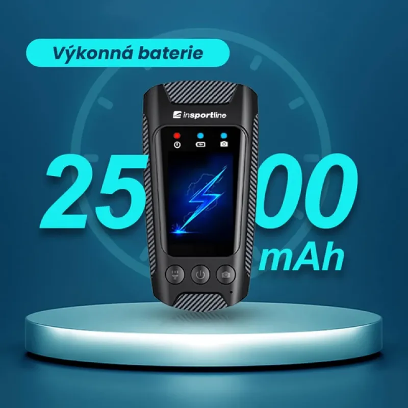 Велокамера 3в1 4K, ліхтарик, клаксон inSPORTline ActionCam Pro Велокамера 3в1 4K, ліхтарик, клаксон inSPORTline ActionCam Pro