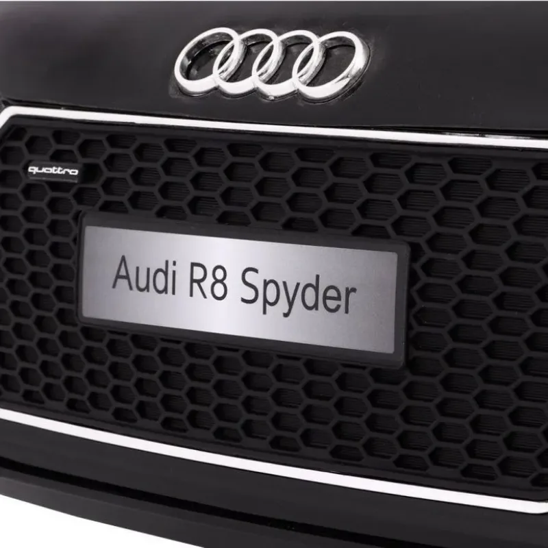 Дитяча акумуляторна машинка Audi R8 Spyder чорна Дитяча акумуляторна машинка Audi R8 Spyder чорна