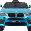 Дитяча акумуляторна машинка  BMW X6M Синя