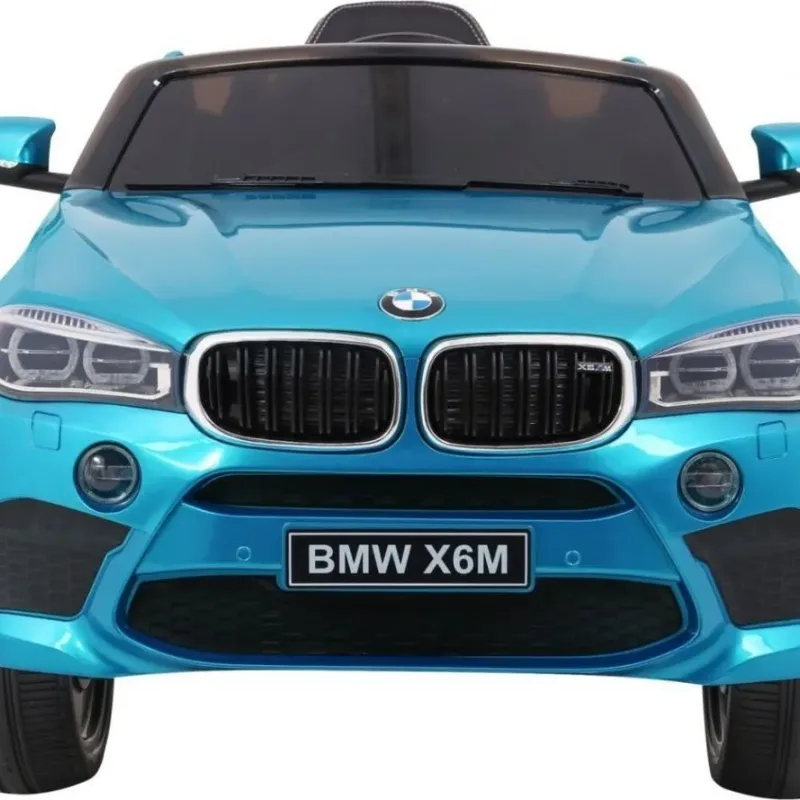 Дитяча акумуляторна машинка  BMW X6M Синя