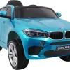 Дитяча акумуляторна машинка  BMW X6M Синя