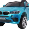 Дитяча акумуляторна машинка  BMW X6M Синя