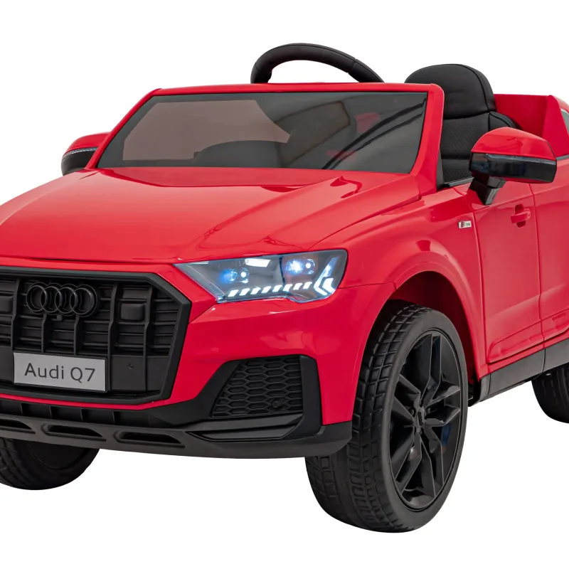 Дитяча акумуляторна машинка Audi Q7 NEW LIFT Червона