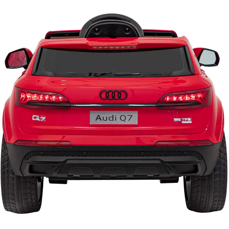 Дитяча акумуляторна машинка Audi Q7 NEW LIFT Червона