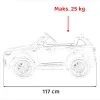Дитяча акумуляторна машинка Audi Q7 NEW LIFT Червона