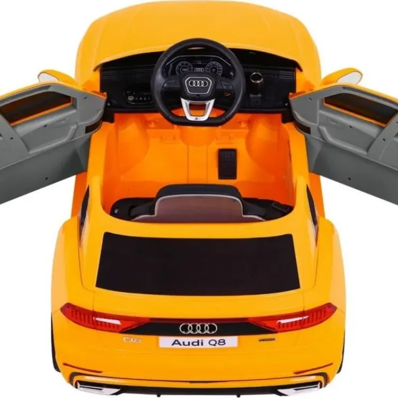 Дитяча акумуляторна машинка Audi Q8 Жовта Дитяча акумуляторна машинка Audi Q8 Жовта