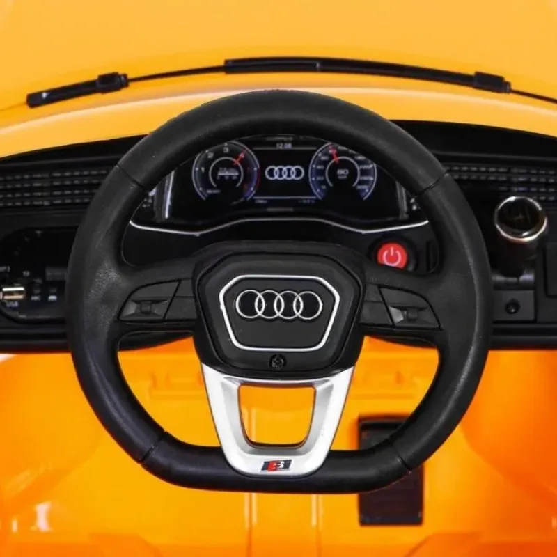 Дитяча акумуляторна машинка Audi Q8 Жовта Дитяча акумуляторна машинка Audi Q8 Жовта