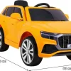 Дитяча акумуляторна машинка Audi Q8 Жовта Дитяча акумуляторна машинка Audi Q8 Жовта