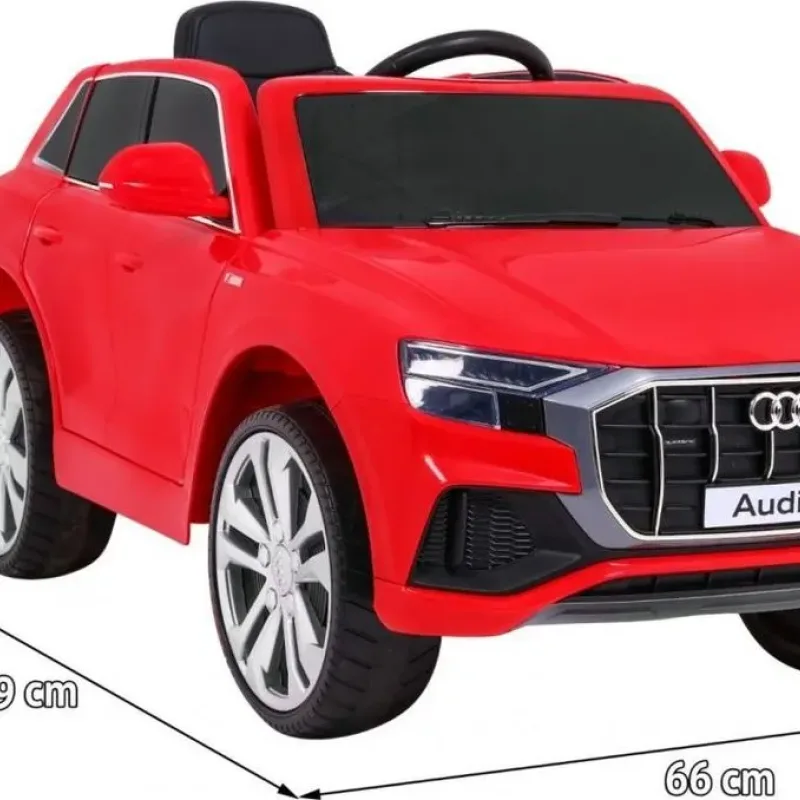 Дитяча акумуляторна машинка Audi Q8 Червона