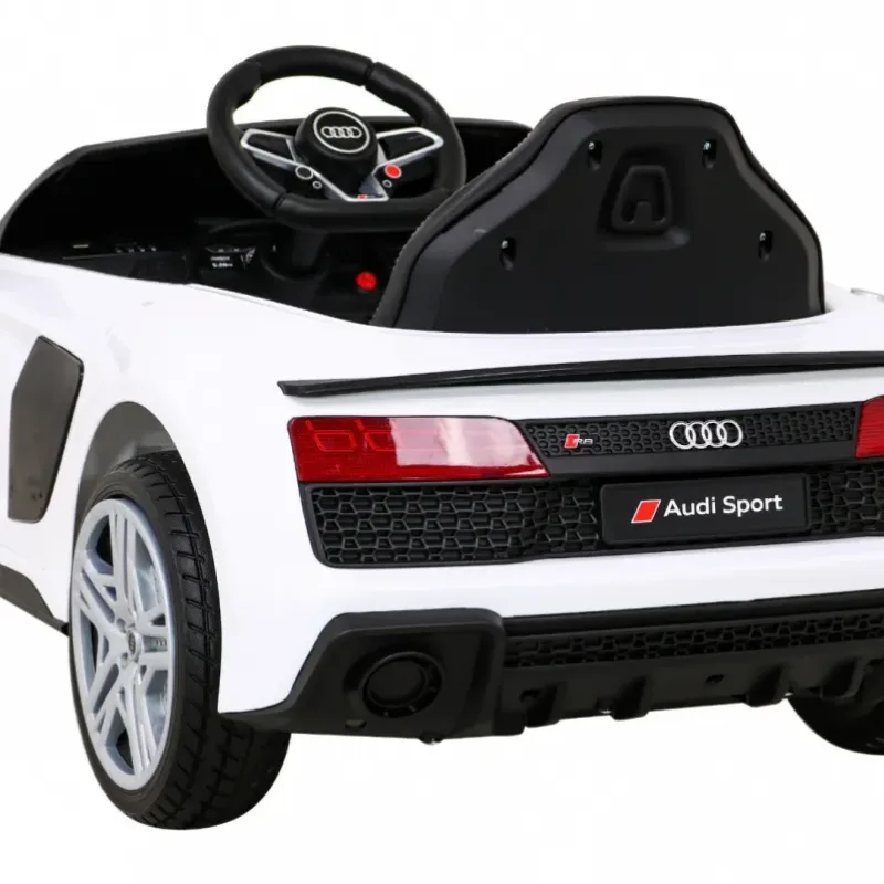 Дитяча акумуляторна машинка Audi R8 LIFT Біла Дитяча акумуляторна машинка Audi R8 LIFT Біла