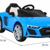 Дитяча акумуляторна машинка Audi R8 LIFT Синя Дитяча акумуляторна машинка Audi R8 LIFT Синя