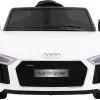 Дитяча акумуляторна машинка Audi R8 Spyder Біла