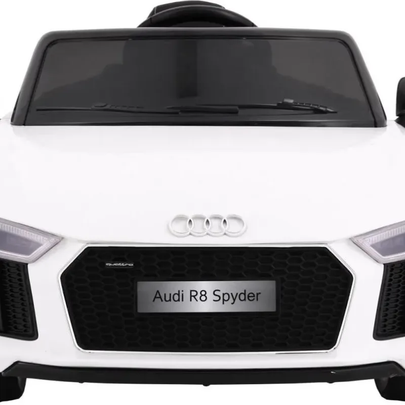Дитяча акумуляторна машинка Audi R8 Spyder Біла