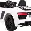 Дитяча акумуляторна машинка Audi R8 Spyder Біла