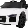Дитяча акумуляторна машинка Audi R8 Spyder Біла