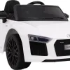 Дитяча акумуляторна машинка Audi R8 Spyder Біла