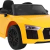 Дитяча акумуляторна машинка Audi R8 Spyder Жовта Дитяча акумуляторна машинка Audi R8 Spyder Жовта