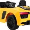 Дитяча акумуляторна машинка Audi R8 Spyder Жовта Дитяча акумуляторна машинка Audi R8 Spyder Жовта
