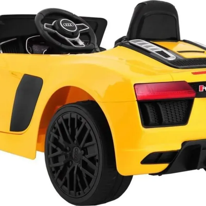 Дитяча акумуляторна машинка Audi R8 Spyder Жовта Дитяча акумуляторна машинка Audi R8 Spyder Жовта