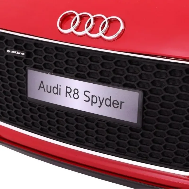 Дитяча акумуляторна машинка Audi R8 Spyder Червона