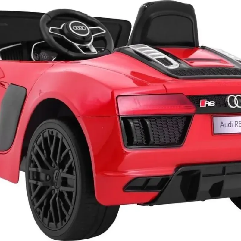 Дитяча акумуляторна машинка Audi R8 Spyder Червона