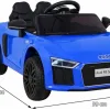 Дитяча акумуляторна машинка Audi R8 Синя Дитяча акумуляторна машинка Audi R8 Синя