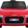 Дитяча акумуляторна машинка Audi R8 Червона