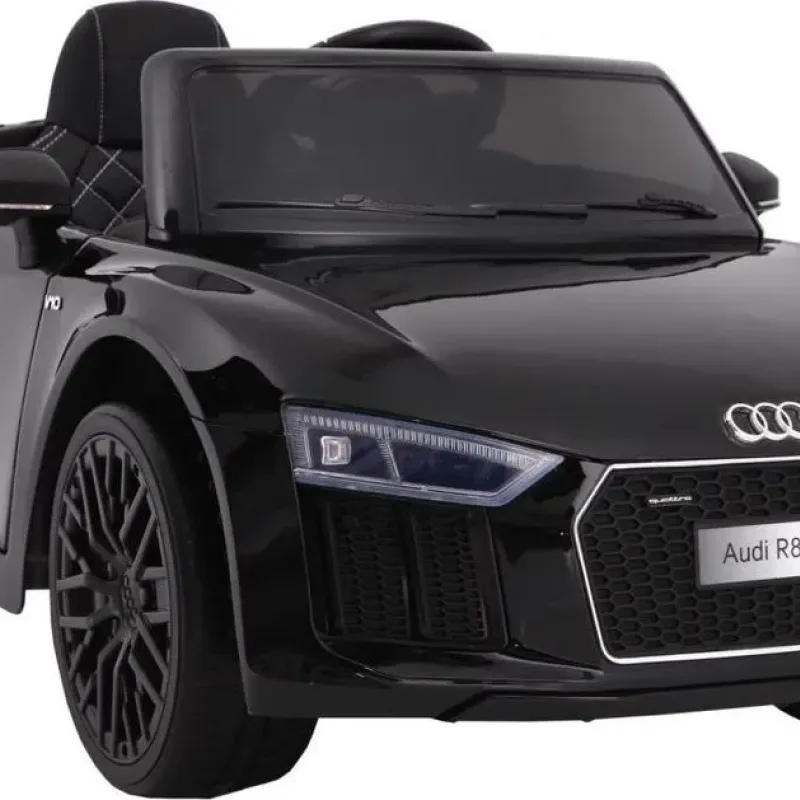 Дитяча акумуляторна машинка Audi R8 Чорна