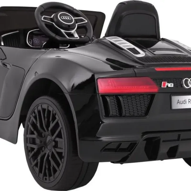 Дитяча акумуляторна машинка Audi R8 Чорна Дитяча акумуляторна машинка Audi R8 Чорна