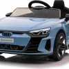 Дитяча акумуляторна машинка Audi RS E-Tron GT Синя